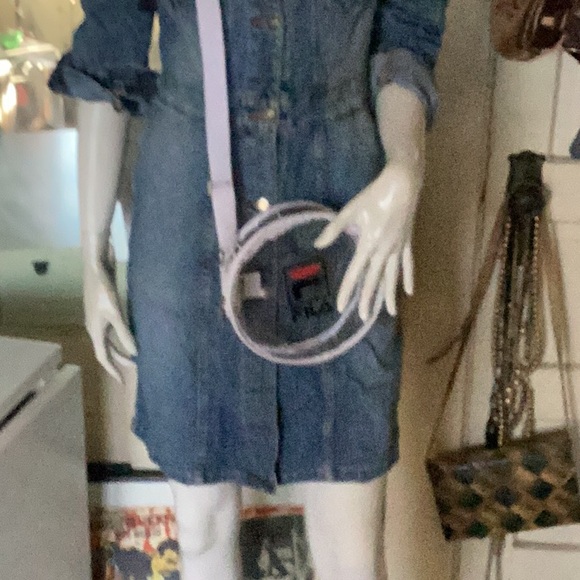 XOXO Jeans up cycled shirt dress - Picture 2 of 12